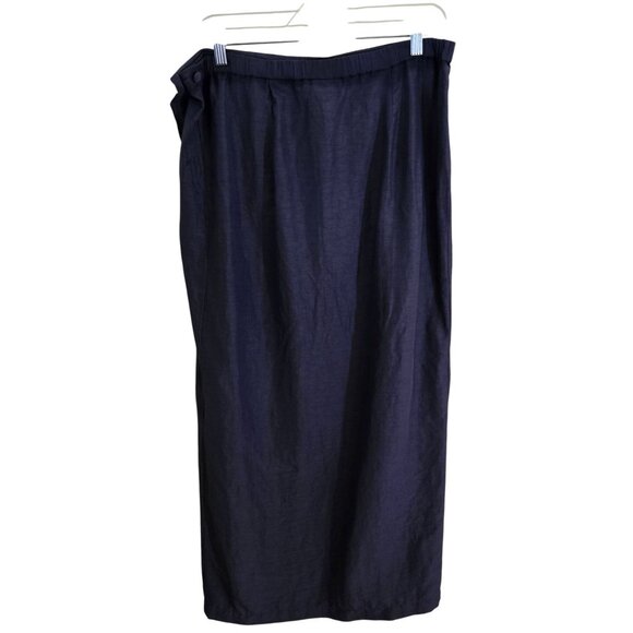 Eileen Fisher Vintage Linen Silk Lagonlook Minimalist Maxi Skirt Set Size M/L - Picture 4 of 9